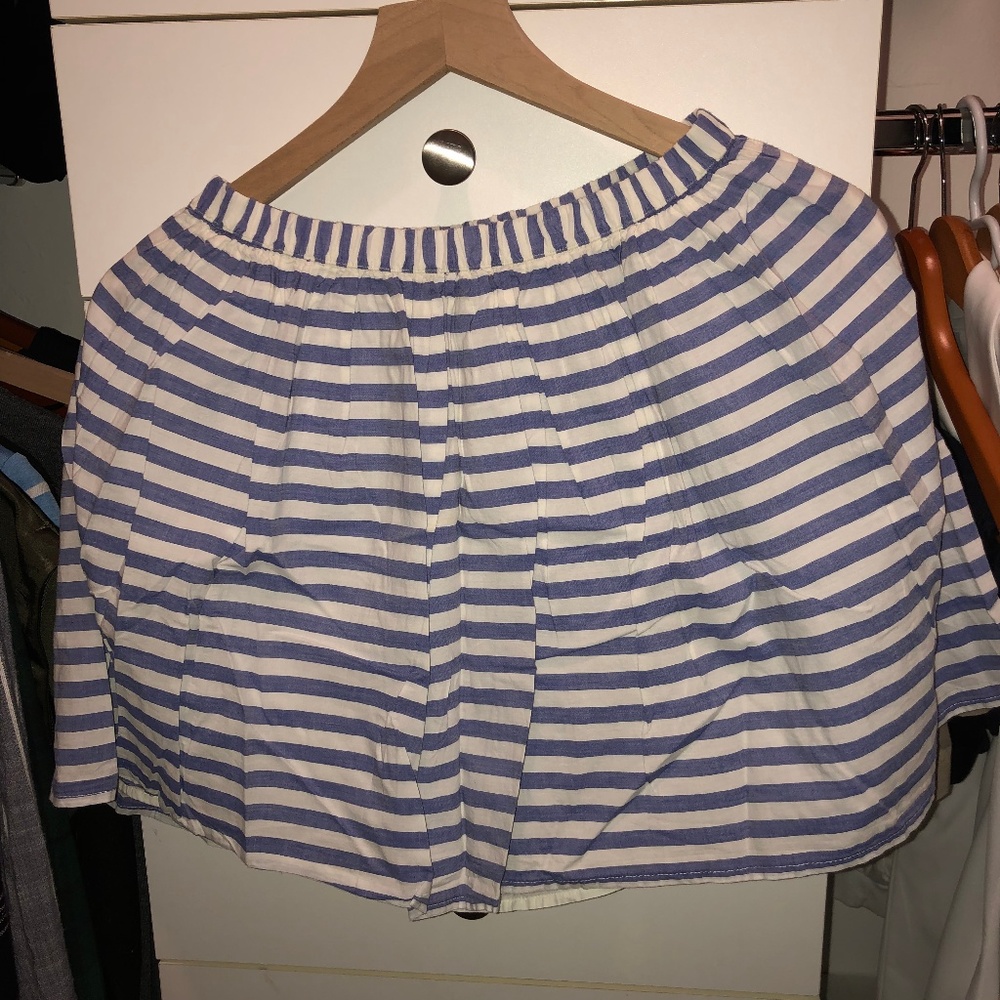 Cotton Striped Skirt
